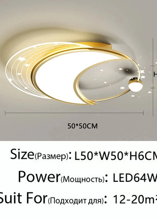 Lampada da soffitto moderna e semplice a LED Decorazioni per la casa Camera da letto Studio Apparecchio da pranzo creativo Luci del soggiorno Lampadario per la camera dei bambini