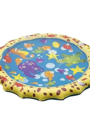 Tappetino per giochi estivi per bambini Tappetino per acqua spray Giocattoli gonfiabili per cartoni animati giganti Giardino da spiaggia Gioco all'aperto Tappetino per piscina per prato Giocattoli per ragazzi e ragazze