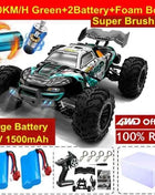 4WD Remote Control Car Off Road 4x4 RC High Speed Buggy Truck Super Brushless 50 or 80KM/H Fast Drift Racing Toy Kids Adults