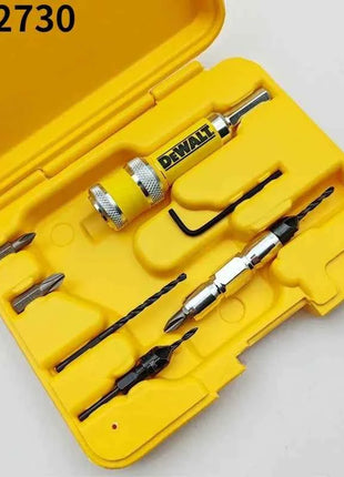 Set di Punte per Trapano/Avvitatore a Cambio Rapido DEWALT Originale DW2730, 8 Pezzi, Accessori per Utensili Elettrici per Lavorazione del Legno
