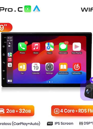 Junsun Qualcomm 8-Core 360 View Camera Universal Stereo 7" 9" 10" Car Radio CarPlay Android Auto Multimedia Player GPS DSP WiFi