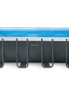 INTEX 26356 26364 26374 Swimming Pool 18ft Set for Rectangular Ultra Metal Frame Pools Above Ground Pools