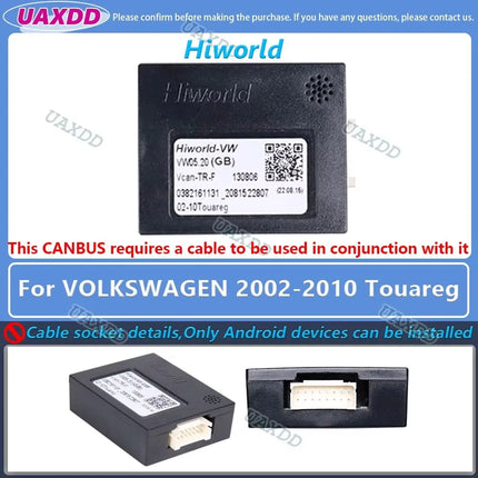 Per VOLKSWAGEN 2 Din Car Golf Tour 7 6 Touareg PASSAT Tiguan Lamando POLO SCIROCCO Lavida Touran Saqitar BORA decoder canbus box