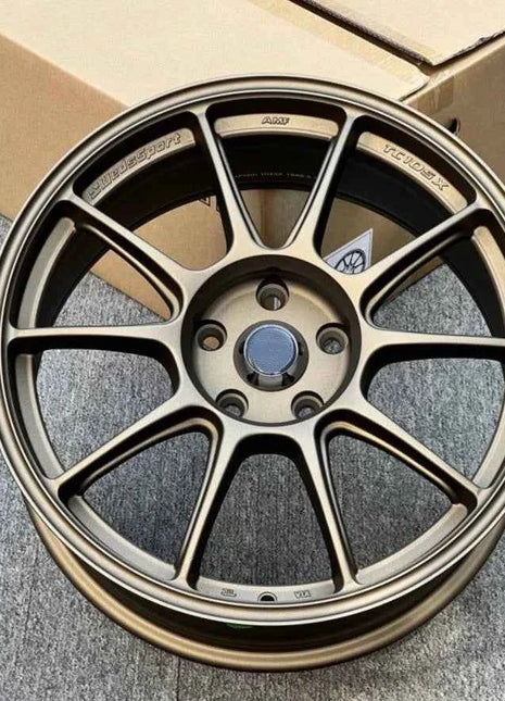 TC105X Ruota leggera in bronzo 15 16 17 18 pollici 4x100 5x100 5x112 5x114.3 5x120 Cerchioni da corsa in lega per auto