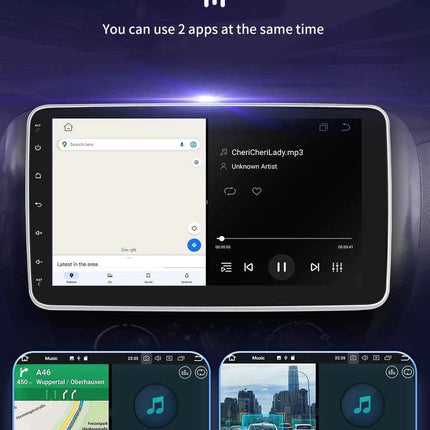 Hizpo 1din Car Stereo Radio Rotate Touch Screen For Universal Carplay GPS Navigation Bluetooth Android-auto WIFI Autoradio 7862