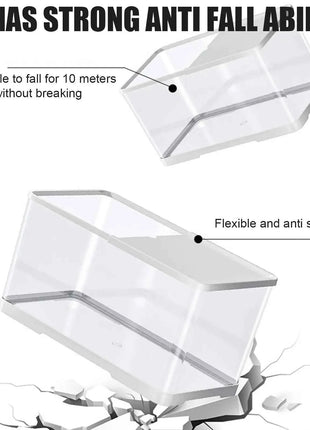 Turtle Tank Reptile Tank Tortoise Aquarium Habitat Aquatic Tortoise Aquarium Resistant Hydroponic Tank Fish Tank Vivarium Box