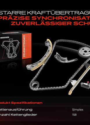 Set Catena di Distribuzione Frankberg 1x per Daihatsu Copen Extol Sirion Materia Terios YRV Toyota Yaris 1350623020 135230J010