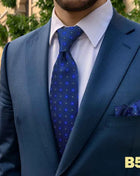 Set Cravatta e Fazzoletto Uomo Colorato 160cm - Accessori Matrimonio