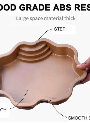 Turtle Pool Large Reptile Turtle Bathing Tub Feeding Bowl Lizards Habitat With Ramp Tortoise Feeder Bowl for Small Geckos Turtle