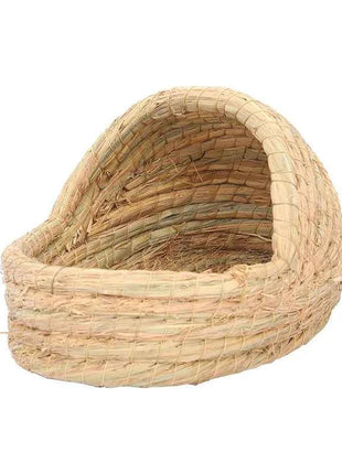 Grass Woven Bird Nest Rabbit Grass Nest Grass Mat Hamster Accessories Slippers Rabbit Nest Rabbit Winter Warm Pet Supplies