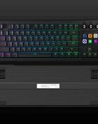 MRSVI K1 PRO Visual LCD AI Keyboard 80% Gaming Mechanical Keyboard Macro Red Axis Wired Detachable Cable RGB Backlight Hot Swap