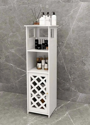 Waterproof Bathroom Cabinets, Bathroom Storage Units With Open Storage Shelf, Corner Organizer For Bedroom, Kitchen, Hallway