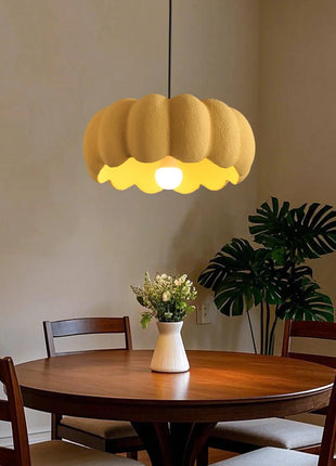 Lampadario AuroraRealm in Stile Wabi Sabi, Lampada a Sospensione a Forma di Zucca per Camera da Letto, Stanza dei Bambini e Sala da Pranzo