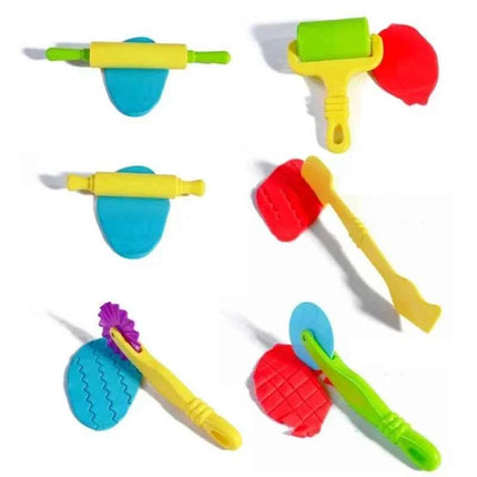 Creativo 3D Plastilina Stampo Modellazione di Argilla Accessori FAI DA TE Gioco Pasta Noodle Tool Kit Set di Plastica Coltello Stampo Giocattolo Educativo Per Bambini