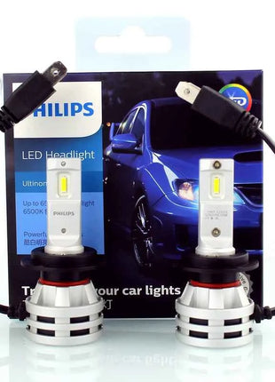 Philips LED H7 Headlight 12V/24V 4200K 5700K 6000K 6500K Bright White Auto Headlight LED Lamps,