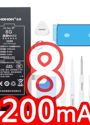 NOHON  High Capacity Phone Battery for iPhone 13 13Pro 12 Pro 11 X XR XS 12Mini 13PM 15Pro MAX 14 SE SE2 SE3 Replacement Bateria