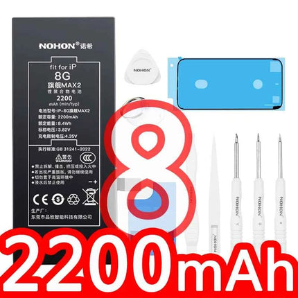 NOHON  High Capacity Phone Battery for iPhone 13 13Pro 12 Pro 11 X XR XS 12Mini 13PM 15Pro MAX 14 SE SE2 SE3 Replacement Bateria