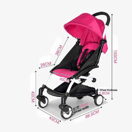 2026 Upgrade Yoya Baby Stroller Portable Folding Pushchair Lightweight Pram Baby Carriage Baby Car For Newborn yoya Strollers