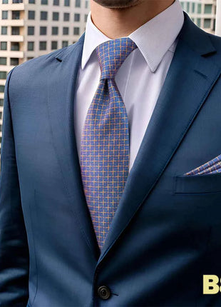 Set Cravatta e Fazzoletto Uomo Colorato 160cm - Accessori Matrimonio