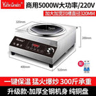 220V Yun Lady Commercial Induction Cooker Home Use Concave High Power New Frying Stove DD