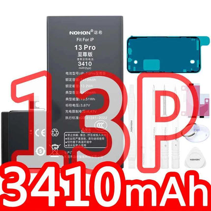 NOHON  High Capacity Phone Battery for iPhone 13 13Pro 12 Pro 11 X XR XS 12Mini 13PM 15Pro MAX 14 SE SE2 SE3 Replacement Bateria