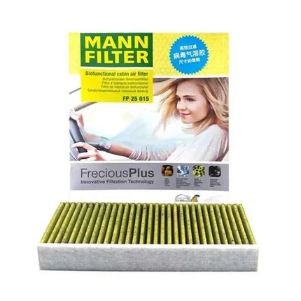 MANNFILTER FP25015 Cabin Air Filter For TESLA MOTORS Model 3 06.2018- Model Y 01.2021- 110768100A 110768100B 110768100C