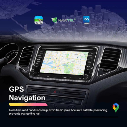 LeeKooLuu 7" Carplay Android Auto Radio for Volkswagen VW Passat B6 B7 CC Tiguan Touran GOLF POLO Car Multimedia GPS Player