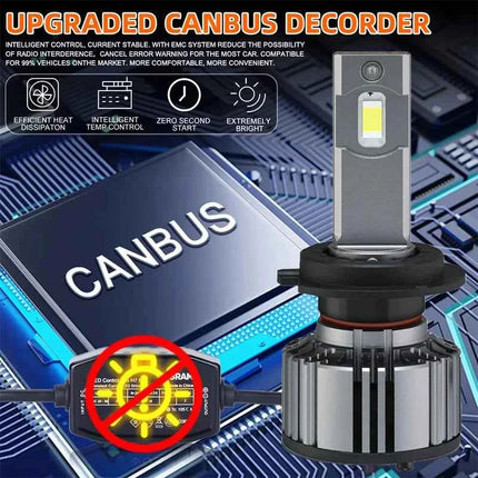 OSRAM 24V LED ZX2.0 Truck Headlight H1 H4 H7 110W 8000LM Super Power Light 6000K Cool White Upgrade Replace Bright High Low Beam