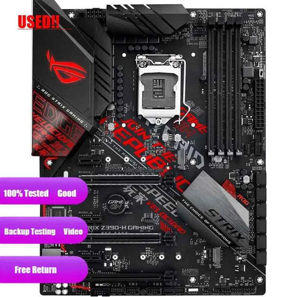 ASUS ROG Strix Z390-H Gaming Motherboard LGA1151  ATX DDR4 DP HDMI M.2 USB 3.1 Gen2 Gigabit LAN
