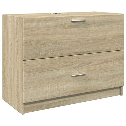 White sink cabinet 78x37x59 cm engineered wood Modern Design Stylish Bathroom Storage Cabinet sturdy structure Furniture sets