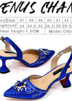 A PAIR OF BLUE SHOES