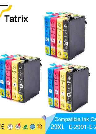 Tatrix For Epson 29XL T2991 T2992 T2993 T2994 Compatible Ink Cartridge For Epson Expression Home XP-235/245/247/255/257/332/345