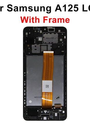 Display OLED da 6,5 pollici per Samsung Galaxy A12 Nacho LCD A127, Schermo Touch A12 LCD A125, Ricambi Display A02 A022