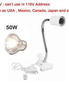 UVA+UVB 3.0 Reptile lamp Set with Clip-on Bulb Lamp Holder Turtle Basking UV Heating Lamp Kit Tortoises Light Lizards Lighting