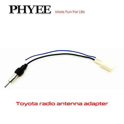 Auto Radio AM FM Antenna Convertitore Cavo Adattatore Spina DIN Connettore Femmina per Toyota Corolla Camry AVR4 Yaris Land Cruiser Hilux