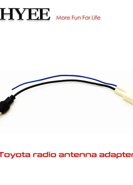 Auto Radio AM FM Antenna Convertitore Cavo Adattatore Spina DIN Connettore Femmina per Toyota Corolla Camry AVR4 Yaris Land Cruiser Hilux
