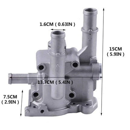 Coperchio alloggiamento termostato in alluminio per Chevrolet Chevy Cruze Aveo Orlando per Opel Astra Zafira Signum Moka 96984103 96817255