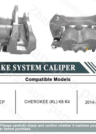 Pinza Freno Anteriore Sinistra OE per Jeep Cherokee (KL) K8 K4 2014~2024 53379822 - Nuovo Modello, Accessori Auto