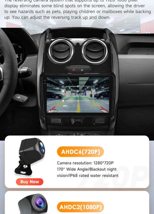 Android Car Radio Player audio for Renault Duster 2015 - 2020 wireless Carplay Android Auto 2din GPS Intelligent Multimedia DSP