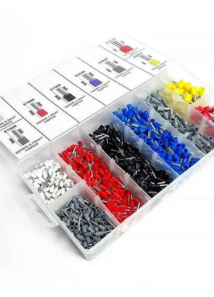 200-1900Pcs Electrical Tube Insulated Terminal VE Tubular Crimp Terminals Wire Cable Connector Ferrules Terminal Connectors