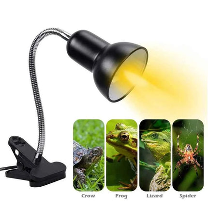 Reptile heating lamp holder UVA UVB Light Rotatable Basking Spot Light Simulated Sunlight For Turtle Lizard Dimmable 220-240V