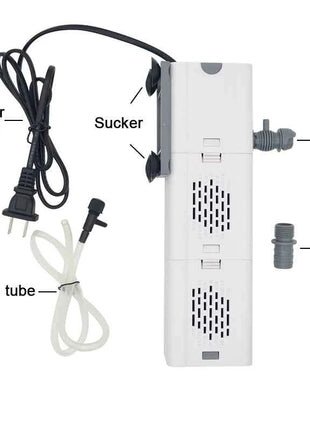 Aquarium Filter Pump Fish Tank Submersible Silent Air Oxygen Aerator Internal Water Pump Aquarium Air Pump Wave Maker 220v