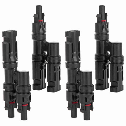 1/2 paia di connettori solari fotovoltaici maschio e femmina di alta qualità IP67 da 2 a 1 T per sistema di kit solari fai da te MC2.5 4 MC6