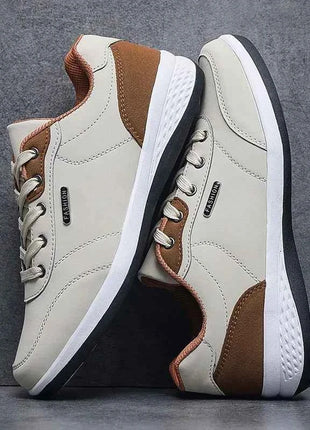 New Men Shoes Spring Autumn Waterproof Walking Sneakers Leisure Male Leather Sports Shoes Non-Slip Footwear Tennis for Men