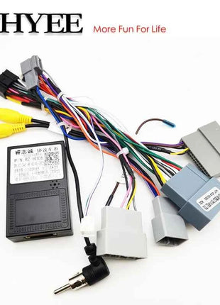 Cablaggio decodificatore CAN Bus Adattatore cavo multimediale Android da 16 pin a 24 pin 32 pin per Honda Civic Mk10 CR-V Mk5 Jazz