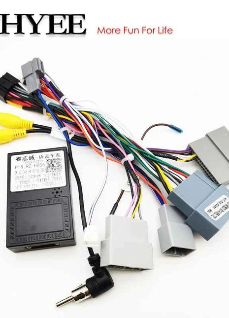 Cablaggio decodificatore CAN Bus Adattatore cavo multimediale Android da 16 pin a 24 pin 32 pin per Honda Civic Mk10 CR-V Mk5 Jazz