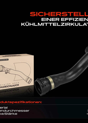 Frankberg 1x Tubo radiatore per acqua di raffreddamento per BMW Z3 Coupé Roadster E36 1998-2003 11531716641 23891