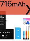 2716mAh For iX