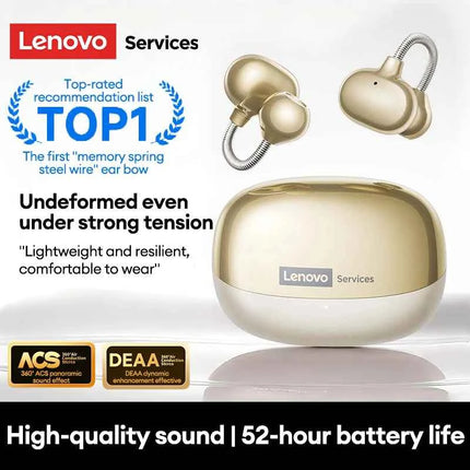 Lenovo Original LES12 Wireless Headphones NEW TWS Bluetooth 6.0 HD Microphone HIFI Earphones Noise Cancellation Touch ENC Call