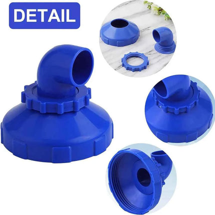 2 Pezzi Ugello di Ritorno per Piscina Girevole a 360 Gradi, Ricambio per Ugelli di Scarico Piscina Intex Bestway, Accessori